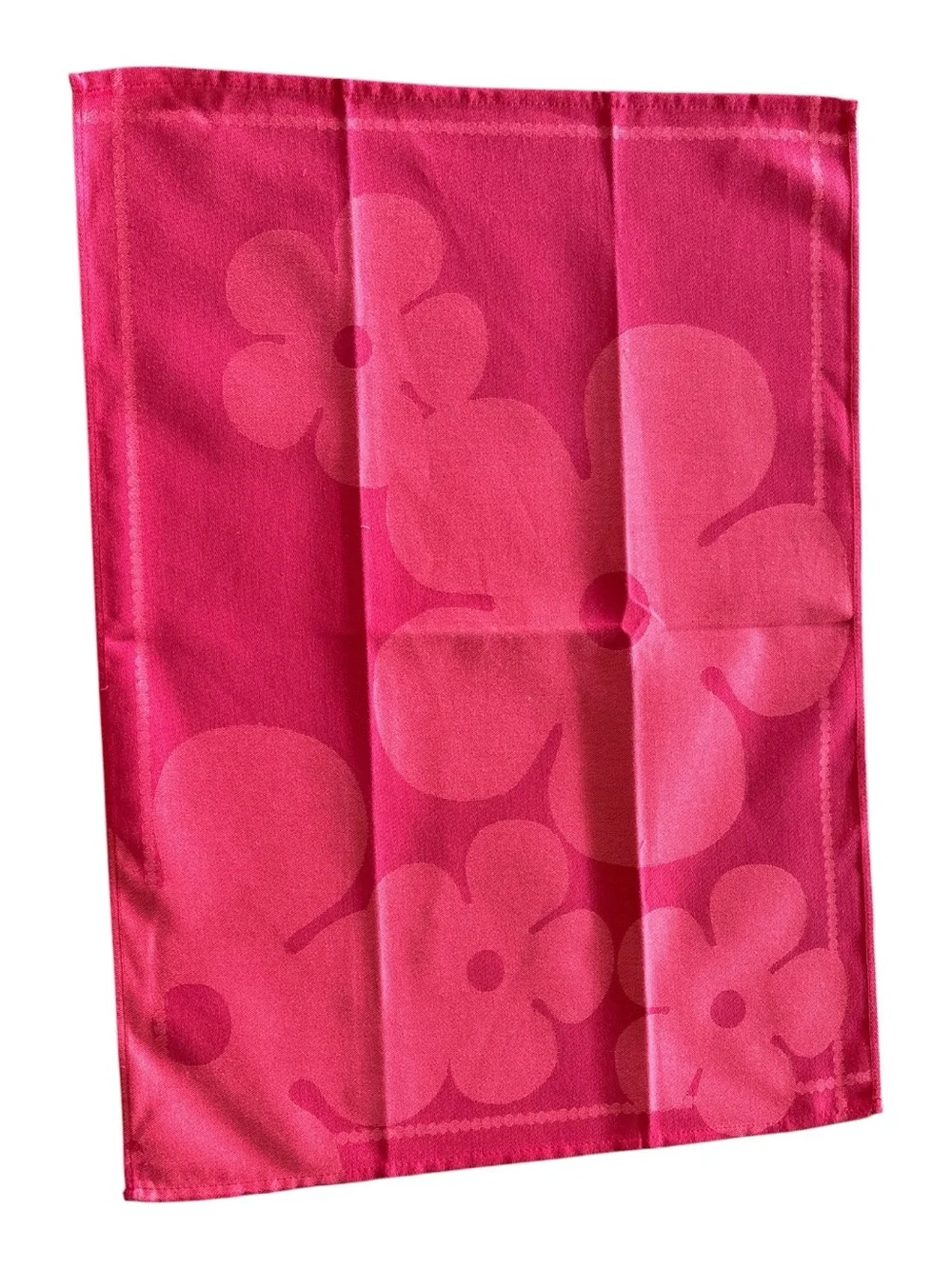 Well Equipped Kitchen Red Cotton Kitchen Towels - Set of Four